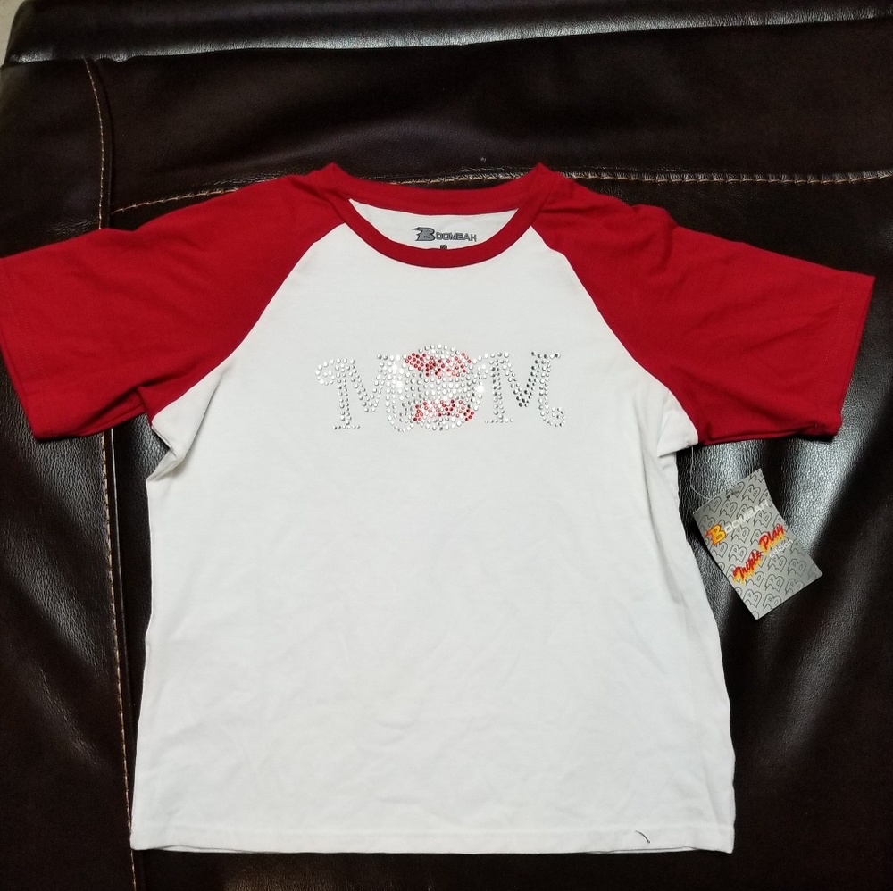 Short Sleeve Baseball Mom Shirt